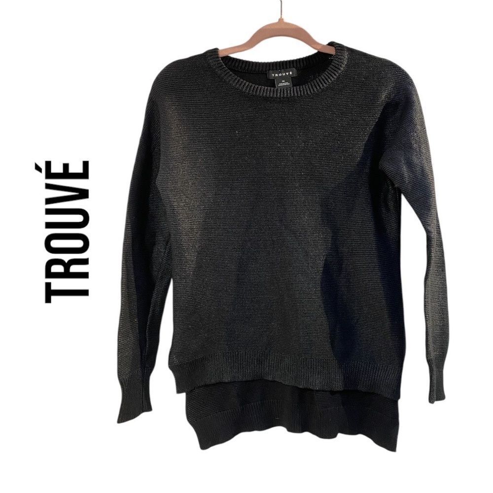 Trouvé Long Sleeve Textured Crewneck‎ Sweater Size XS